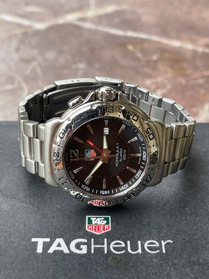 TAG HEUER WAC111A FORMULA 1 ALARM 200M BLACK DIAL STAINLESS STEEL WATCH HEAD รูปที่ 9
