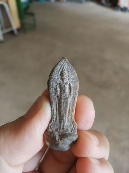 พระเนื้อดินเผา(พระปางประจำวันเกิดเป็นพระปรางค์ประจำวันอาทิตย์หลังเรียบ(080431)(ไม่ทราบพระเกจิที่สร้าง))พระบ้านพระเครื่องรางของมงคล รูปที่ 7