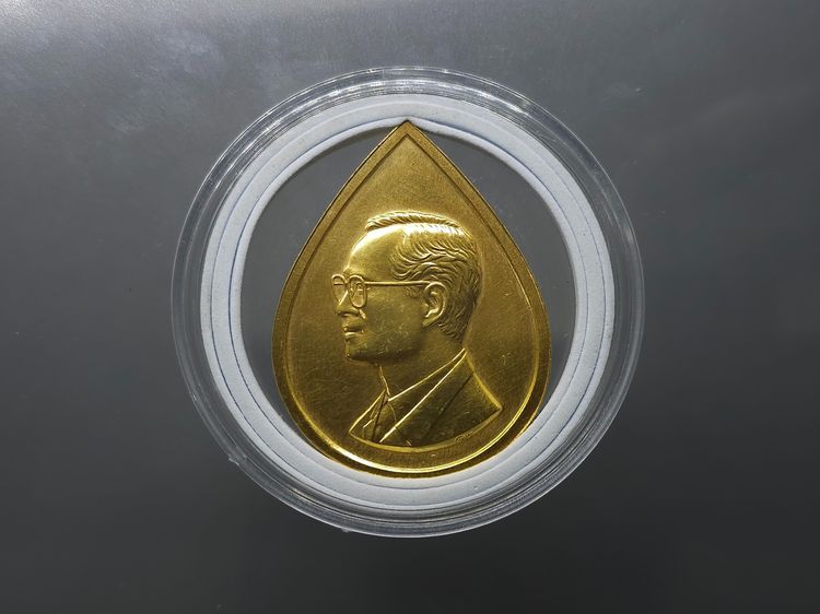 เหรียญที่ระลึก (สร้างเขื่อน) เขื่อนภูมิพล 30 ปี กฟภ รัชกาลที่9 เนื้อชุบทอง พ.ศ.2542 สวยเดิมๆ นิยม รูปที่ 9