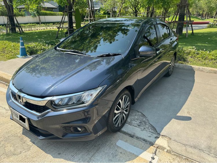Honda City 2018 1.5 Sv i-VTEC Sedan เบนซิน ไม่ติดแก๊ส เกียร์อัตโนมัติ น้ำเงิน รูปที่ 2