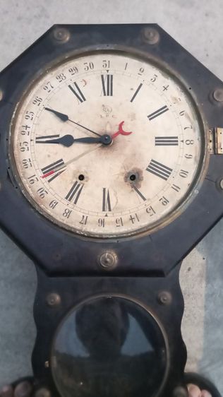 นาฬิกาไขลานโบราณ 3 เข็มมีวันที่หายากใช้งานได้ 4,500 บาทรวมจัดส่ง รูปที่ 6