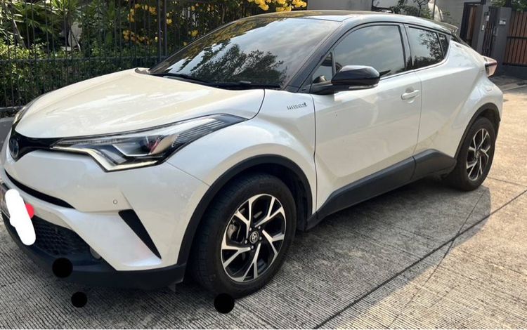 Toyota C-HR 2019 1.8 Hybrid Premium Safety Utility-car ไฮบริด เกียร์อัตโนมัติ ขาว รูปที่ 2