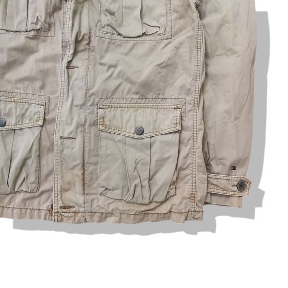 Tommy Hilfiger Khaki Brown Zipper Jacket รอบอก 48” รูปที่ 3
