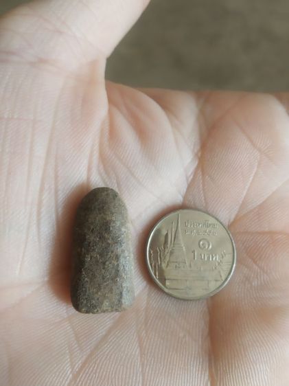 พระเนื้อดินพิมพ์เล็ก(พระพิมพ์พระรอดเนื้อสีน้ำตาลเข้มหลังเรียบ(ไม่ทราบพระเกจิที่สร้าง)(100401))พระบ้านพระเครื่องรางของมงคล รูปที่ 5