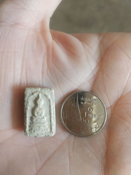 พระเนื้อผงน้ำมันพิมพ์เล็ก(พระพิมพ์พระสมเด็จพิมพ์เล็กหลังเรียบ(ไม่ทราบพระเกจิที่สร้าง)(ไม่ทราบอายุ)(100402))พระบ้านพระเครื่องรางของมงคล รูปที่ 2