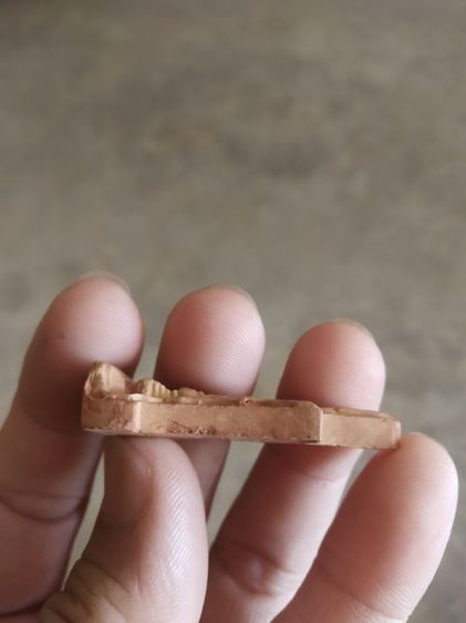 พระเนื้อผงพิมพ์กลาง(พระพิมพ์พระนั่งยอดปราสาทหลังยันต์(100408)(ไม่ทราบพระเกจิที่สร้าง))พระบ้านพระเครื่องรางของมงคล รูปที่ 16