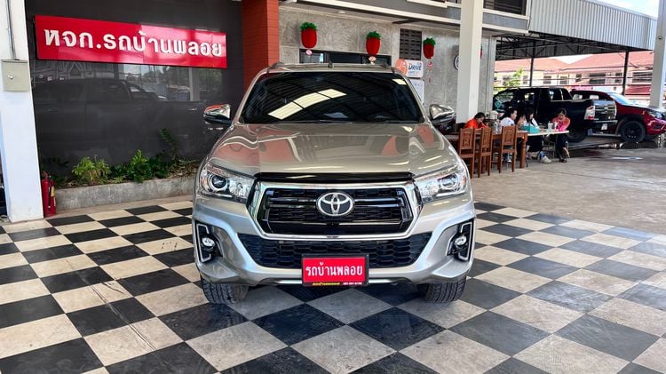 Toyota Hilux Revo 2019 2.4 Prerunner E Plus Pickup ดีเซล ไม่ติดแก๊ส เกียร์ธรรมดา บรอนซ์เงิน รูปที่ 2