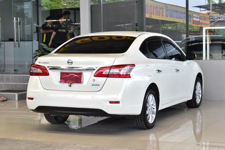 Nissan Sylphy 2014 1.6 SV Sedan เบนซิน ไม่ติดแก๊ส เกียร์อัตโนมัติ ขาว รูปที่ 2