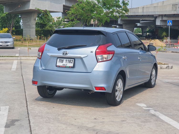 Toyota Yaris 2015 1.2 G Sedan เบนซิน ไม่ติดแก๊ส เกียร์อัตโนมัติ ฟ้า รูปที่ 4