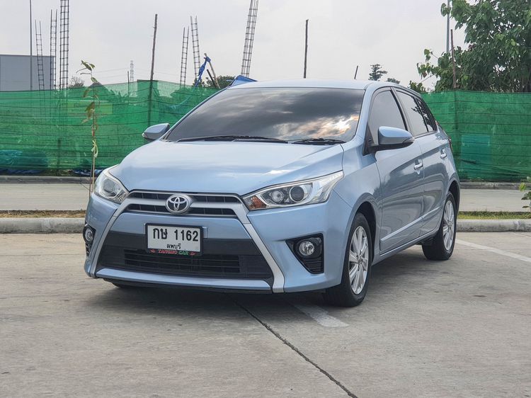 Toyota Yaris 2015 1.2 G Sedan เบนซิน ไม่ติดแก๊ส เกียร์อัตโนมัติ ฟ้า รูปที่ 3