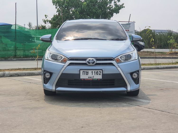 Toyota Yaris 2015 1.2 G Sedan เบนซิน ไม่ติดแก๊ส เกียร์อัตโนมัติ ฟ้า รูปที่ 2