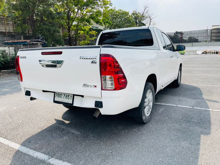 Toyota Hilux Revo 2018 2.4 E Pickup ดีเซล ไม่ติดแก๊ส เกียร์ธรรมดา ขาว รูปที่ 4
