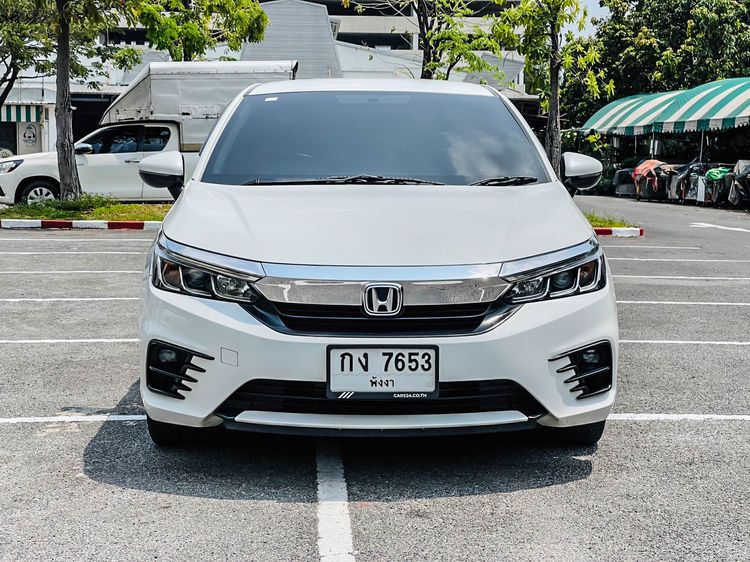 Honda City 2021 1.0 SV Sedan เบนซิน ไม่ติดแก๊ส เกียร์อัตโนมัติ ขาว รูปที่ 2