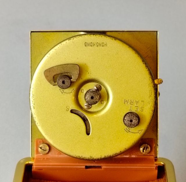 นาฬิกาปลุกพกพาแบบไขลาน EQUITY Vintage alarm clock , ปี 1970's Made In Hong Kong รูปที่ 4