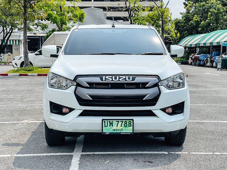 Isuzu D-MAX 2021 1.9 S Pickup ดีเซล ไม่ติดแก๊ส เกียร์ธรรมดา ขาว รูปที่ 2