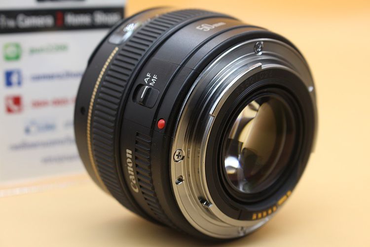 ขาย Lens Canon EF 50mm F1.4 USM อดีตร้าน สภาพสวย ไร้ฝ้า รา พร้อม Filter และ Hood   รูปที่ 8