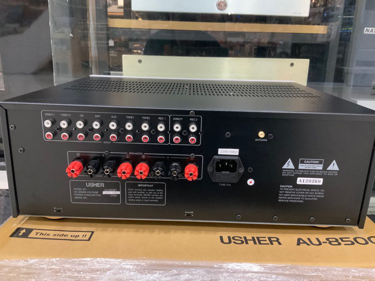 ขายอินติเกรตแอมป์ไฮเอนด์ เสียงดีมาก มีบลูทูธ ของใหม่ USHER AU-8500BT Stereo Integrated amplifiers made in Taiwan 🇹🇼 ส่งฟรี รูปที่ 8