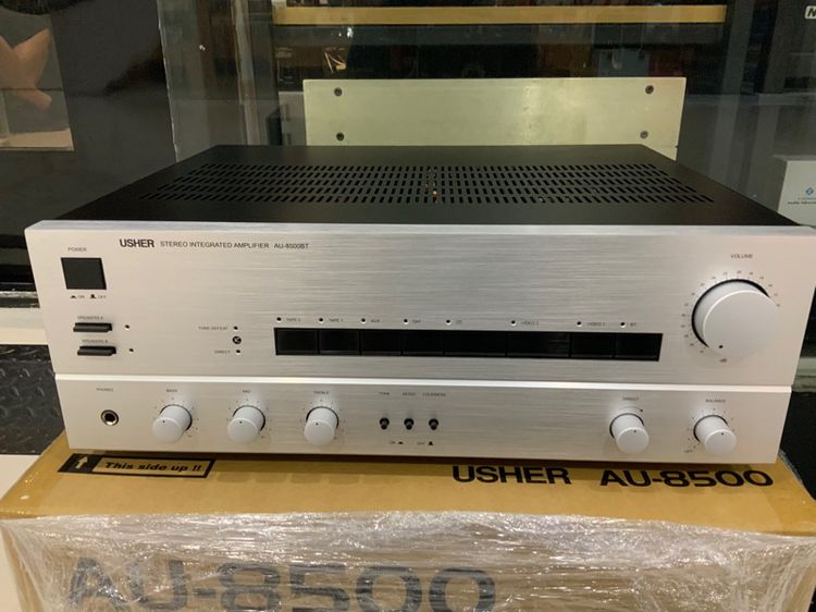 ขายอินติเกรตแอมป์ไฮเอนด์ เสียงดีมาก มีบลูทูธ ของใหม่ USHER AU-8500BT Stereo Integrated amplifiers made in Taiwan 🇹🇼 ส่งฟรี รูปที่ 4