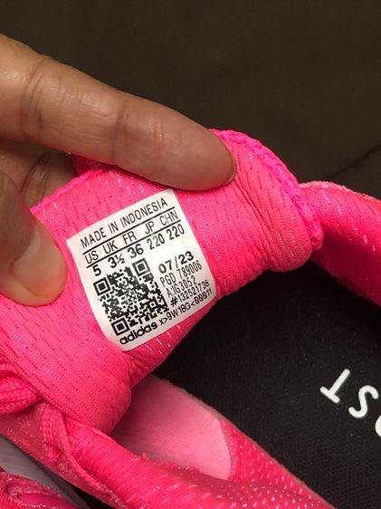Adidas X PLRPHASE แท้จากช็อป ขนาด 3.5UK สี Liquid Pink รหัสสินค้า IG3052 เหมือนใหม่ รูปที่ 7