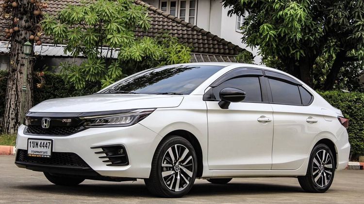 Honda City 2021 1.0 RS Sedan เบนซิน ไม่ติดแก๊ส เกียร์อัตโนมัติ ขาว