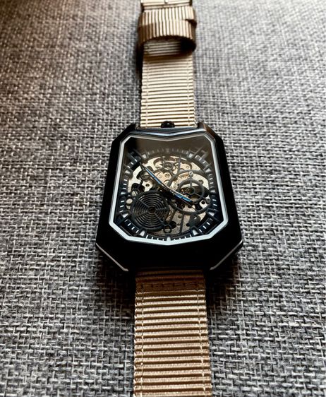 กากี อื่นๆ ❌ขายแล้ว❌ Automatic Skeleton Sport Watch