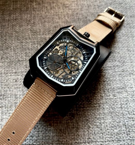 ❌ขายแล้ว❌ Automatic Skeleton Sport Watch รูปที่ 7