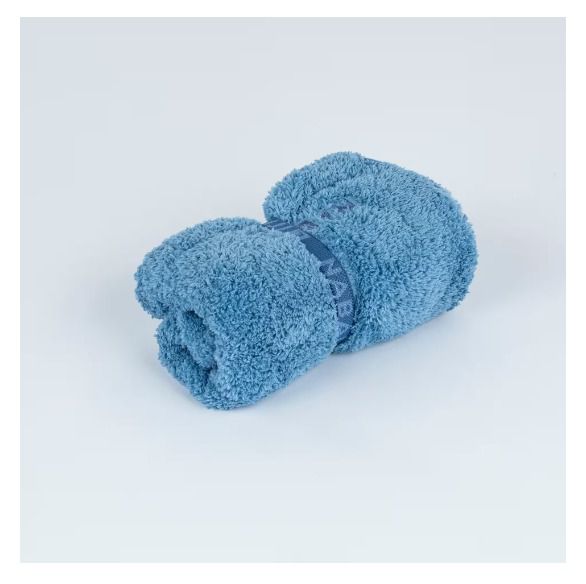 Swimming Soft Microfibre Hair Towel - Blue ผ้าขนหนูสัมผัสนุ่มเช็ดผม (สีฟ้า Denim) รูปที่ 2