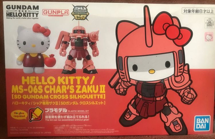 Bandai Hello Kitty x Zaku II มี 2 สี แดง เขียว (SDCS) รูปที่ 5