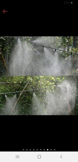 ชุดรดน้ำต้นไม้อัตโนมัติ DIY ชุดหัวพ่นหมอก พ่นละอองน้ำ ฝนเทียม รูปที่ 12