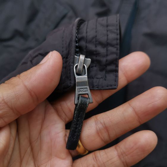 Polo Ralph Lauren Dark Brown Hooded Jacket รอบอก 44” รูปที่ 9