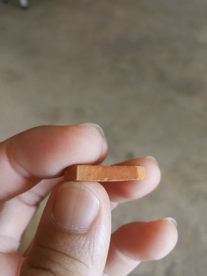 พระเนื้อดินเผา(พระพิมพ์ใบเสมาพิมพ์พระพุทธ(วัดวังโพรงเข้)(มีตำหนิแตกหักไม่ค่อยสวย)(ไม่ทราบพระเกจิที่สร้าง)สุโขทัย)พระบ้านพระเครื่องรางของมงคล รูปที่ 15