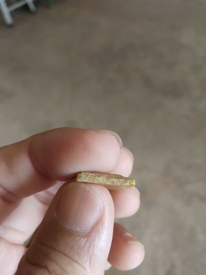 พระเนื้อว่านผสมผงพิมพ์เล็ก(พระพิมพ์พระสมเด็จคะแนนหลังเรียบ(เนื้อออกสีเหลืองเข้ม)(110405)(ไม่ทราบพระเกจิที่สร้าง))พระบ้านพระเครื่องรางของมงคล รูปที่ 15