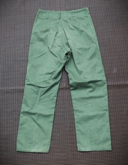 vtg. korea army hbt. olive green military pant รูปที่ 8