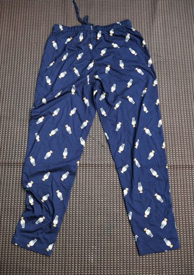 Polo Ralph Lauren Men's Navy All Over Polo Bear Cotton Sleep Jogger Pants  รูปที่ 4