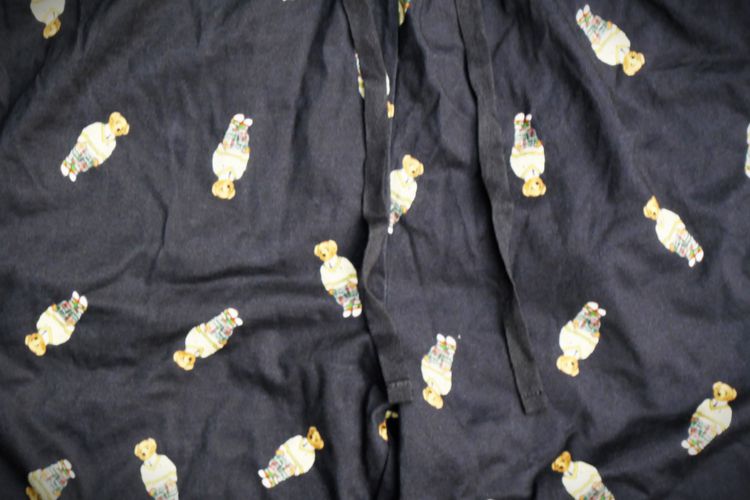 Polo Ralph Lauren Men's Navy All Over Polo Bear Cotton Sleep Jogger Pants  รูปที่ 6