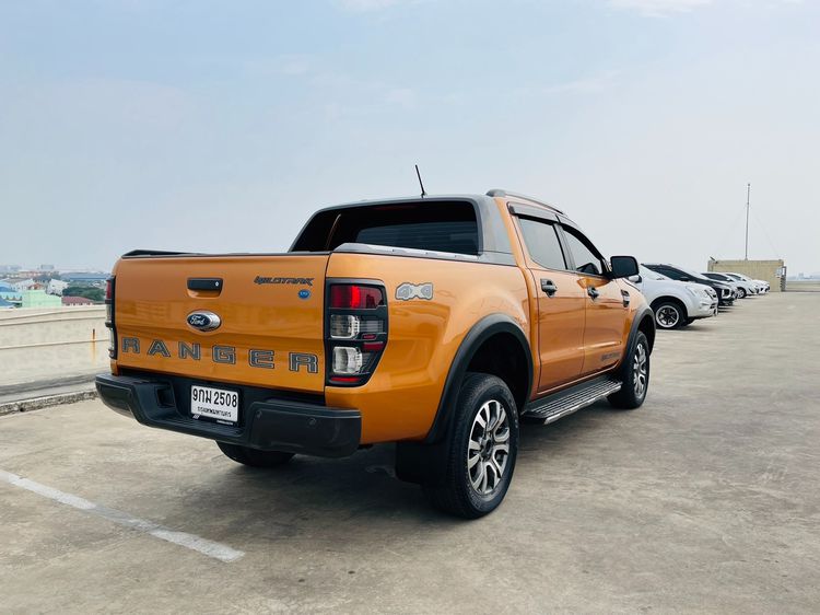 Ford Ranger 2018 2.0 Hi-Rider Wildtrak Pickup ดีเซล ไม่ติดแก๊ส เกียร์อัตโนมัติ ส้ม รูปที่ 4