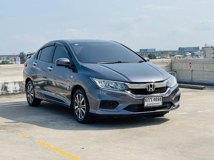 Honda City 2017 1.5 V Plus i-VTEC Sedan เบนซิน ไม่ติดแก๊ส เกียร์อัตโนมัติ เทา รูปที่ 3