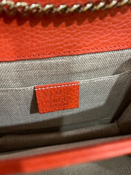 พร้อมส่ง 🔥Sale 17999🔥 ถูกกว่าเป๋าตังค์ Used Good Condition Gucci GG Interlocking Small Shoulder Bag มือ 2  มีรอยใช้งานทั่วไป สภาพสวย รูปที่ 13