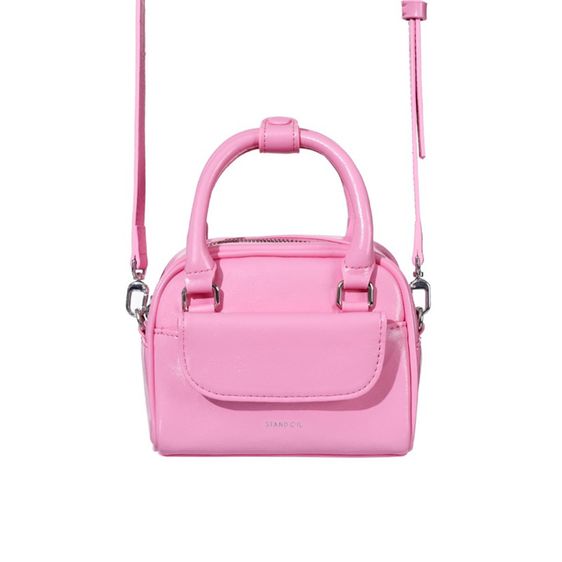 ชมพู New stand oil bag สี pink