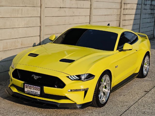 Ford Mustang 2022 5.0 GT Sedan เบนซิน ไม่ติดแก๊ส เกียร์อัตโนมัติ เหลือง รูปที่ 3