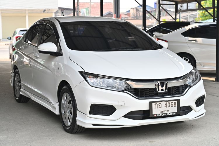 Honda City 2019 1.5 S i-VTEC Sedan เบนซิน ไม่ติดแก๊ส เกียร์อัตโนมัติ ขาว รูปที่ 3