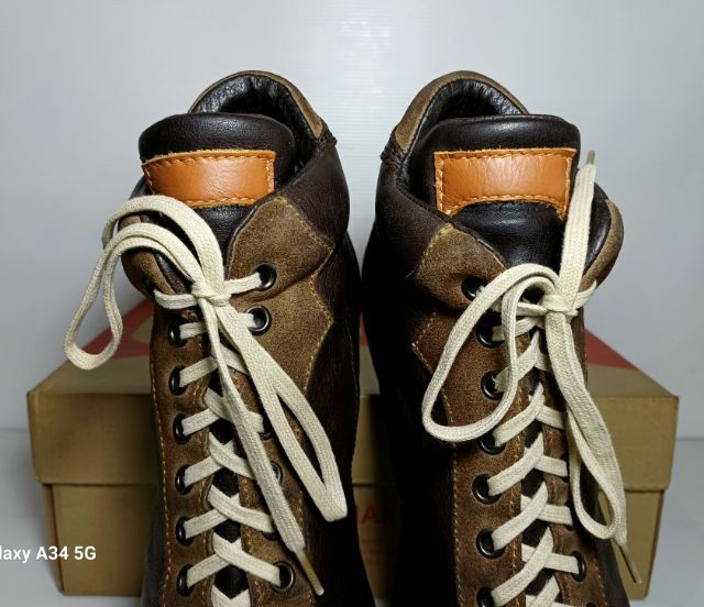 CAMPER Pelotas Sneakers 41EU(26.5cm) งาน Morocco ของแท้ มือ 2 สภาพยังดีมาก, รองเท้า CAMPER หนังแท้ ปรับปรุงให้ดีขึ้นตามรูปและรายละเอียด รูปที่ 7