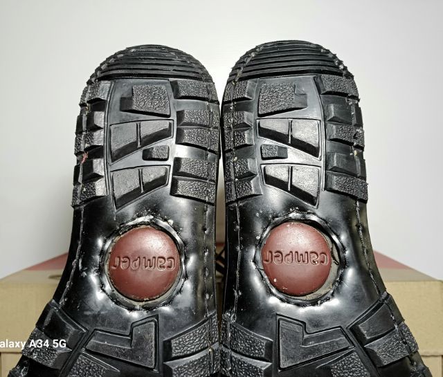 CAMPER Pelotas Sneakers 41EU(26.5cm) งาน Morocco ของแท้ มือ 2 สภาพยังดีมาก, รองเท้า CAMPER หนังแท้ ปรับปรุงให้ดีขึ้นตามรูปและรายละเอียด รูปที่ 11