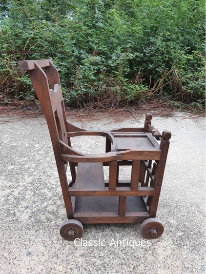 รถเข็นเด็ก ไม้สัก สะสม รูปที่ 2