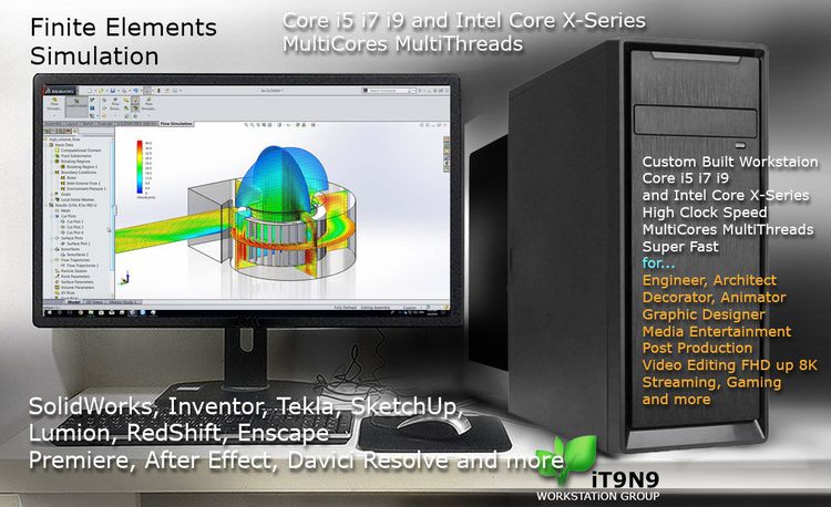 ให้ เช่าคอมพิวเตอร์ งานเขียนแบบ 2D 3D สถาปัตยกรรม วิศวกรรม Graphic Design SolidWorks Inventor Revit Ansys ระดับ Advance High Performance รูปที่ 5