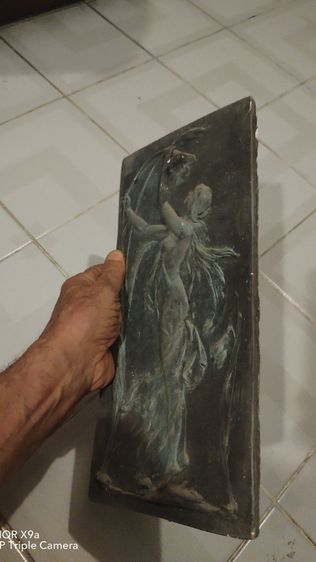 ภาพปูนปั้น​แผ่นสี่เหลี่ยม​ติดผนัง​ตกแต่งบ้าน รูปที่ 5