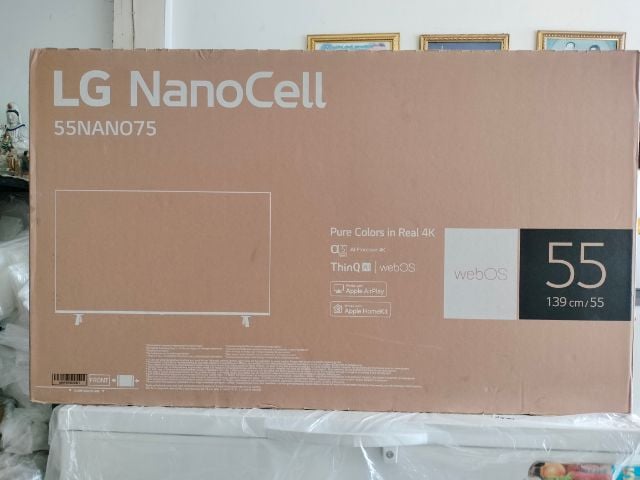 smart TV LG 55 นิ้วเป็นสินค้าใหม่ยังไม่ผ่านการใช้งานประกันศูนย์ LG ราคา 9900 บาทสนใจโทร 085-386-1317 รูปที่ 2