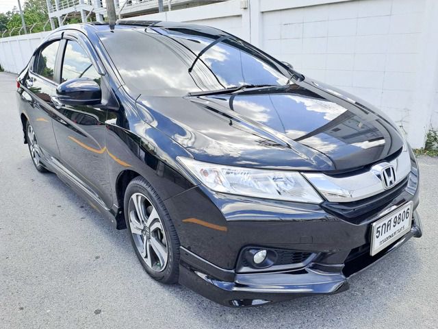 Honda City 2017 1.5 Sv i-VTEC Sedan เบนซิน ไม่ติดแก๊ส เกียร์อัตโนมัติ ดำ รูปที่ 3
