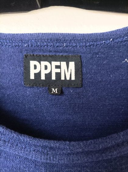 PPFM เสื้อยืดแขนยาว สีน้ำเงิน เทา ผ้ายืด SIZE M รอบอก 40 นิ้ว ค่ะ รูปที่ 4