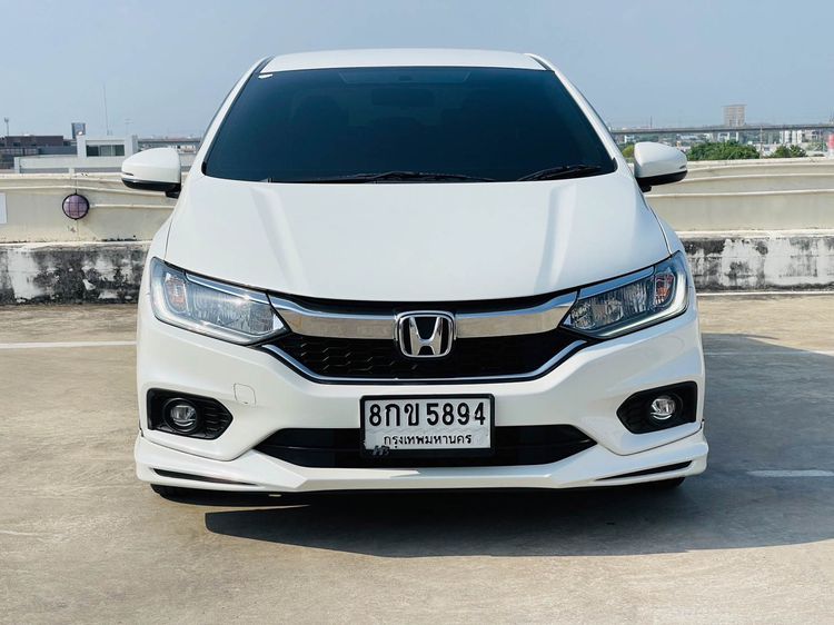 Honda City 2018 1.5 Sv Plus i-VTEC Sedan เบนซิน ไม่ติดแก๊ส เกียร์อัตโนมัติ ขาว รูปที่ 2